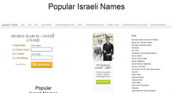 Desktop Screenshot of jewishnames.netzah.org